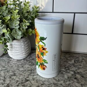 BrüMate || Sunflower Floral Insulated Tumbler Slim Can Cooler